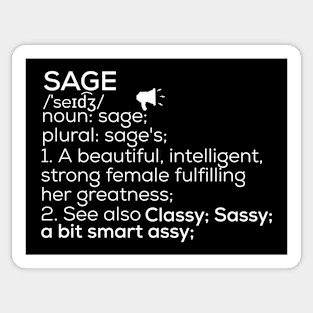 Sage Name Sage Definition Sage Female Name Sage Meaning Sticker